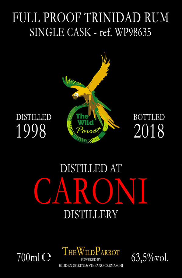 CARONI 1998 label