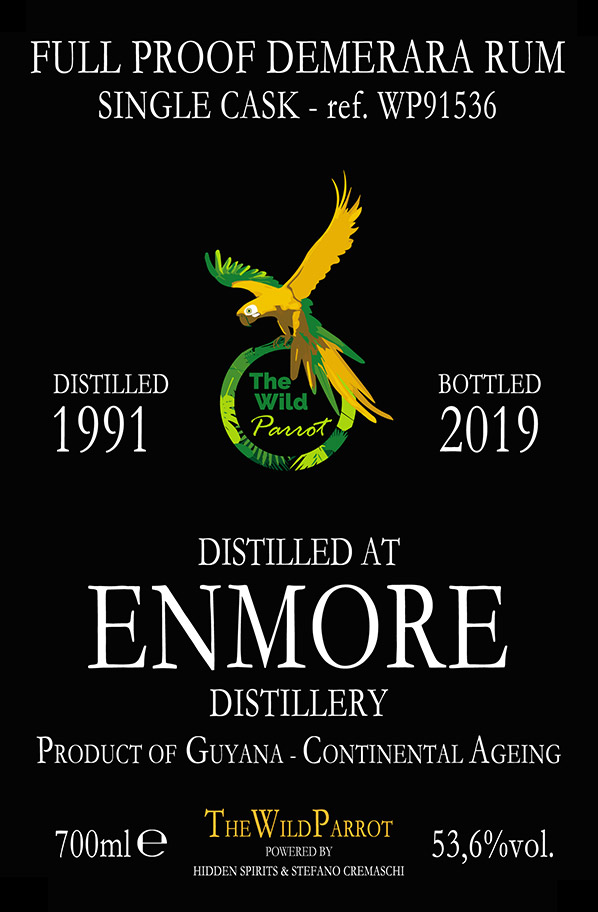 ENMORE 1991 label