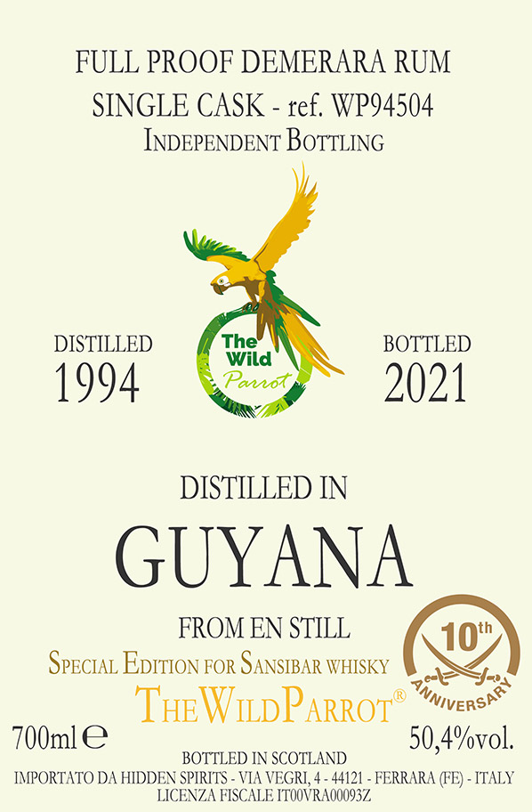 GUYANA 1994 label
