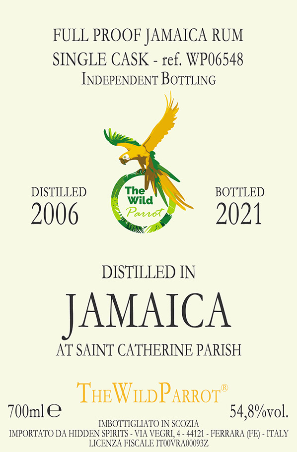 JAMAICA 2006 label