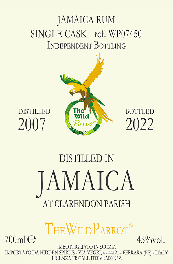 JAMAICA 2007 label