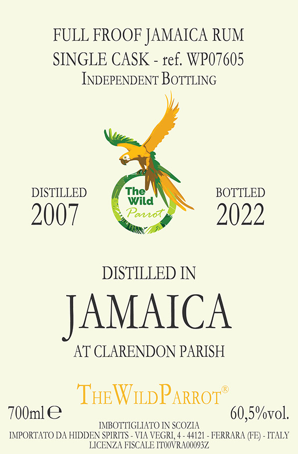 JAMAICA 2007 label