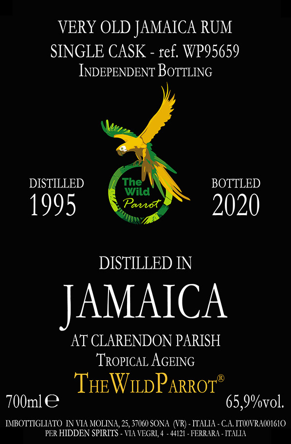 JAMAICA 1995 label