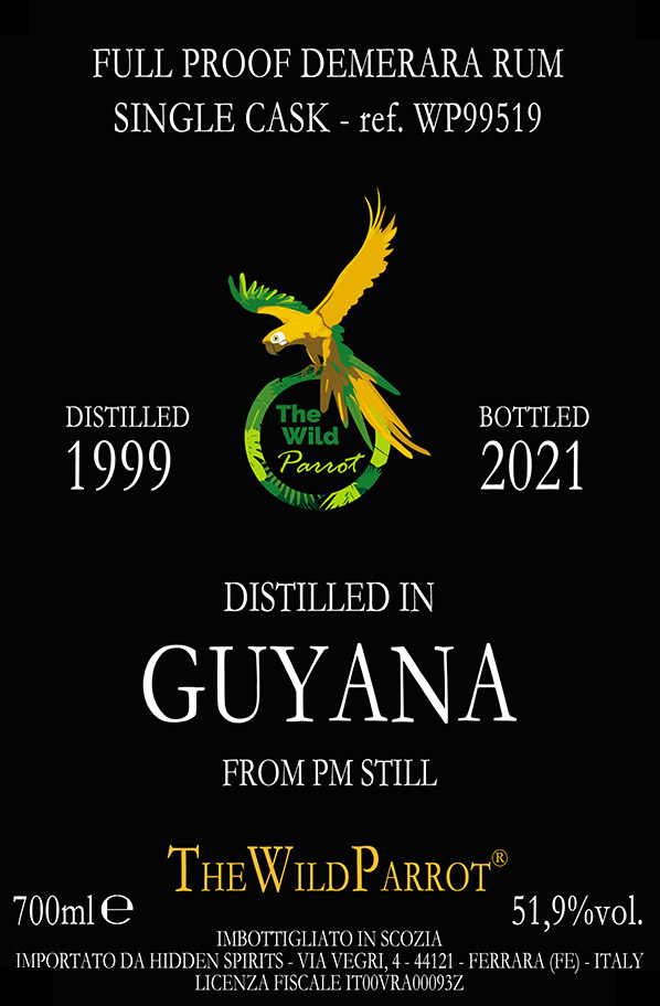 GUYANA 1999 label